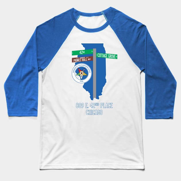 Eight O(ES) Nine Street Signs Baseball T-Shirt by Brova1986